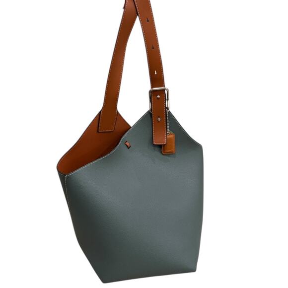 MDBM Maison de Beaute Marseilles Cholet Structured Napa Leather Tote - Picture 4 of 12